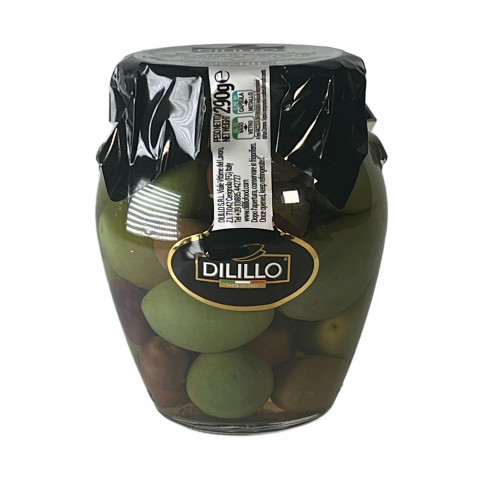 Ассорти оливок с косточкой в рассоле (Bella di Cerignola, Nocellara, Termite,Leccino) 290 г 